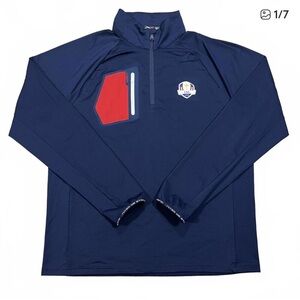 RLX Ralph Lauren Blue 1/4 Zip Pullover